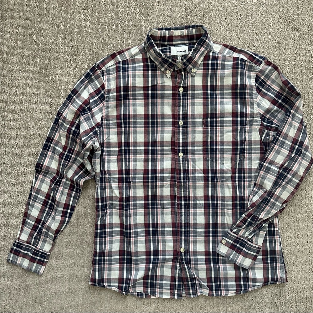 Sonoma Men’s Button Down Long Sleeve